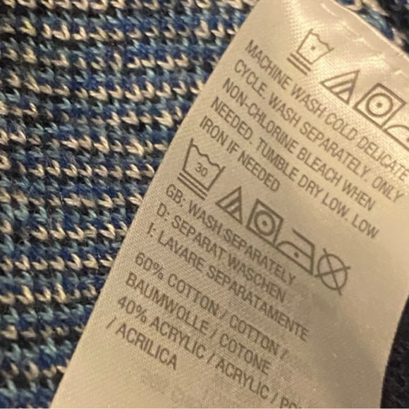 Susan Graver  Vest Cardigan tight knit Jacquard Sweater Size L - Picture 9 of 11